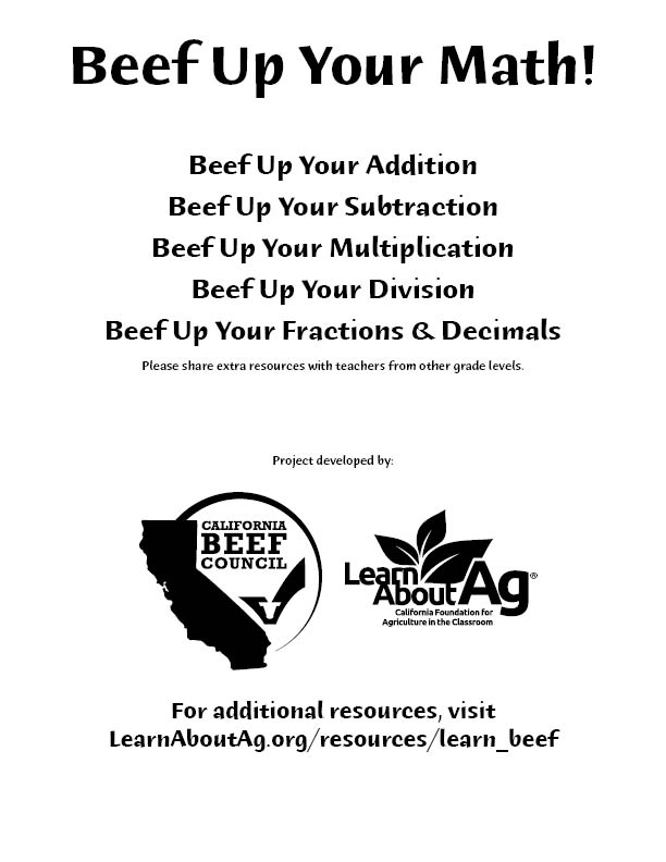 Beef Up Your Math! - Entire Set or by Grade Level